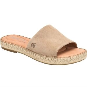 Born  Women leather flip flop sandals flats shoes sz 8M